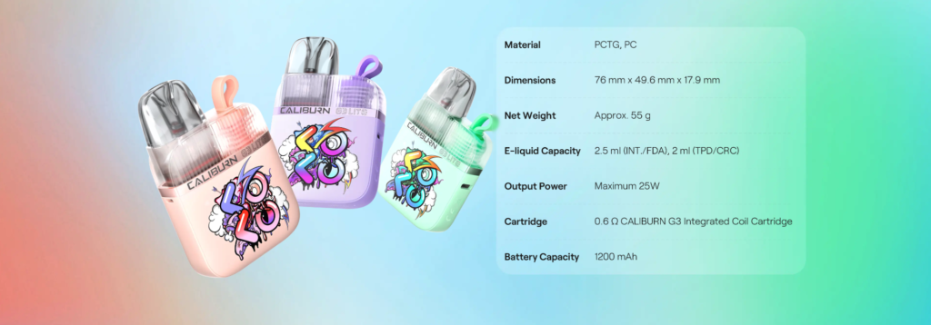 پاد یوول کالیبرن جی ۳ لایت کوکو | Uwell Caliburn G3 Lite KOKO